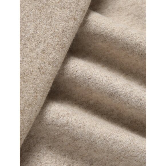 OGL Heather Oatmeal Wool-Like Flared Maxi Skirt CashSoft Size Small NWT XS $79 - Picture 6 of 11